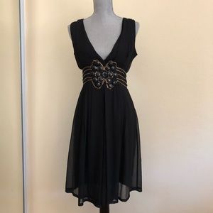🦋 Antik Batik Black Embellished Dress Size S/38